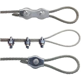 Resim Çelik Halat Klemensi 14 Mm Paslanmaz Çelik Civatalı 5 Adet 