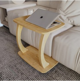 Resim Mobico Varyo Laptop Sehpası, C Ayaklı Orta Sehpa, Yemek Yeme Sehpası 