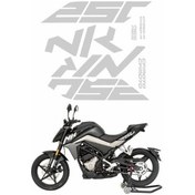 Resim Gogo Cf Moto 250nk Sticker Seti Beyaz 