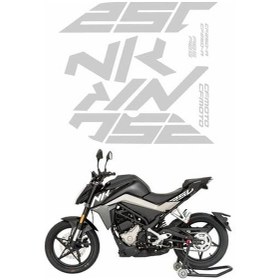 Resim Gogo Cf Moto 250nk Sticker Seti Beyaz 