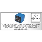 Resim Flasor 12V Kisa Fatih Vw Seat Opel Escort 504629419 