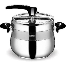 Resim Fms 6 Litre Güveç Düdüklü Tencere Siyah 