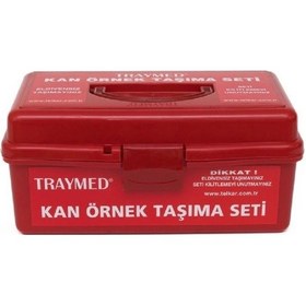 Resim 1 Adet Kan Örnek Taşıma Seti- Kırmızı 