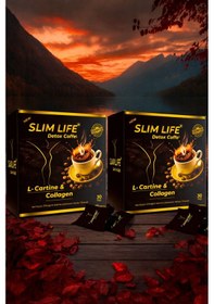 Resim Slim Life Detox Coffee 30 Şase Bitkisel Kahvesi L-carnitine, Kollajen, Şekersiz Hazır 
