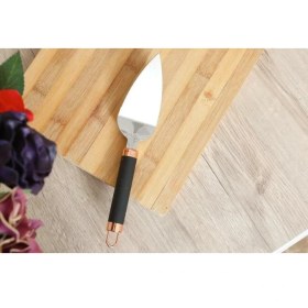 Resim Arow Siyah Metal Bakır Spatula 23CM 