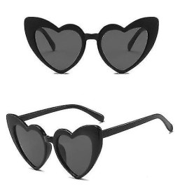 Resim Kuzgun Ticaret Siyah Renk Kalp Şekilli Parti Gözlüğü 15X5 cm - Lisinya 
