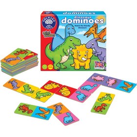 Resim Orchard Toys Dinosaur Dominoes (Sevimli Dinozorlar Mini Domino) 