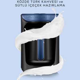 Resim Karaca Hatır Köz Sütlü Türk Kahve Makinesi Marine 