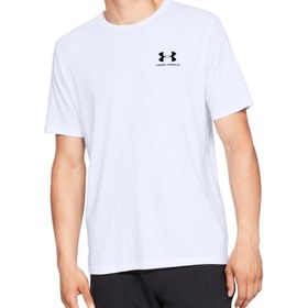 Resim UNDER ARMOUR UA M SportStyle LC SS 1326799-100 ERKEK Beyaz Tişört 