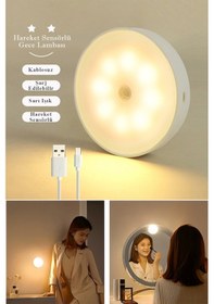 Resim Technojet 1 Adet Usb ile Şarj Edilebilir Akıllı Hareket Sensörlü 