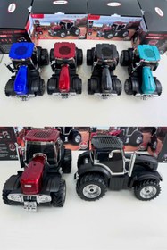 Resim LEERFEI Traktör Model Araba Kablosuz Hoparlör TF Kart USB Bluetooth FM Radyo Aux Destekli Bluetooth Speaker 
