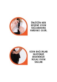 Resim Star Ayar Askılı Havlulu 4lü Mutfak Önlüğü Seti 2 Eldiven Siyah-siyah-kırmızı 