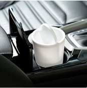 Resim Dancemonkey Cbtx Plastik Sallanan Kapak Araba Depolama Yuvarlak Varil Beyaz 