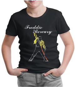 Resim Freddie Mercury - King Of Queen Siyah Çocuk Tshirt 