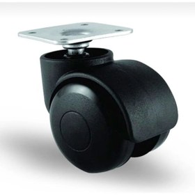 Resim ertek Dönerli Tablalı Ofis Koltuk Sandalye Tekeri Siyah (4 Adet) 