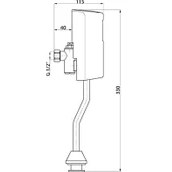 Resim Gpd Fotoselli Pisuar Bataryası (Sıva Üstü) FPB01 