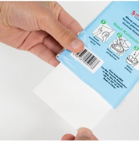 Resim Mulpex Tek Kullanımlık Suda Çözünür Klozet Kapak Örtüsü 2 x 10'lu 