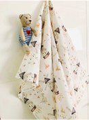 Resim Pamuk Duck Müslin Örtü Battaniye Çok Renkli 