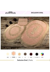 Resim Exclusive Pudra 6 Prç Banyo Kirli Çamaşır Sepeti Ve Paspas Seti Pudra 