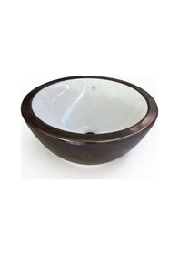 Resim İsvea - Vessel İç Beyaz Dış Bronz 42 Cm Lavabo - 10ar65042sv- 1466841 