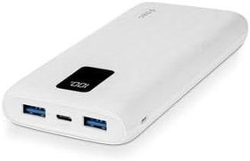 Resim Ttec 2BB202B PowerSlim Trio LCD 10.000mAh PD 22,5W Dahili Kablolu Taşınabilir Şarj Aleti/Powerbank 