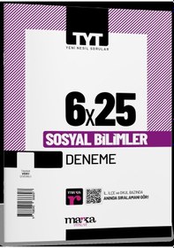 Resim Tyt Sosyal Bilimler 6x25 Deneme Marka Yayınları 