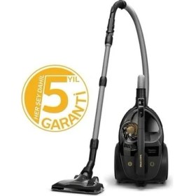 Resim Philips Marathon Ultimate Toz Torbasız Elektrikli Süpürge, Powercyclone 10, Triactive Ultra Başlık, Nanoclean, Allergy H13 Filtre, XB9125/07 
