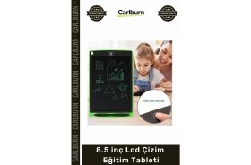 Resim Carlburn #tablet Hassas Dijital Grafik Yazı Tahtası Taşınabilir Hafif Kalemli Şık LCD 8.5 Inc. Çizim Eğitim Tablet 