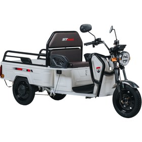 Resim Stmax Gf200 3 Tekerli Elektrikli Moped - Krem 