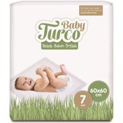 Resim Baby Turco Bebek Bakım Örtüsü 60x60 Cm 