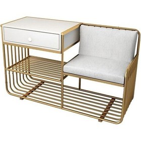 Resim Loren Gold Metal Benç Ayakkabılık 