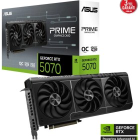 Resim 12 GB Asus PRIME-RTX5070-O12G Rtx 5070 Gddr7 192BIT Oc 1xhdmı 3xdp Ekran Kartı 