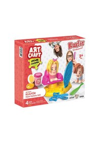 Resim Fen Oyuncak Art Craft 3458 Kuaför Oyun Hamur Seti 224 G 