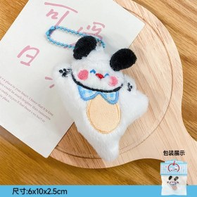 Resim Silver1 Zarif Anti-Kayıp Araba Anahtarlık Okul Çantası Çekicilik Bebek Yaratıcı Erkek ve Kadın Çift Yıldız Ayı Anahtarlık (Yurt Dışından) 