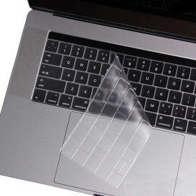 Resim Microcase Macbook Pro 13.3 A1278 Silikon Klavye Koruması Eu Şeffaf 