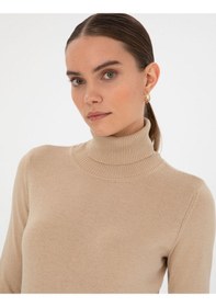 Resim Pierre Cardin Kadın Bej Kazak /triko 50315747-vr011 Bej 