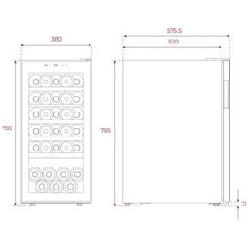 Resim Teka RVF 10032 GBK Şarap Soğutucu 