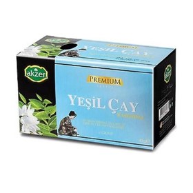 Resim Akzer Yaseminli Yeşil Çay 20'li Süzen Poşet 