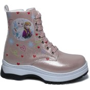 Resim Pabuçland Genç Kız Çocuk Pembe Ortapedik Trekking Kaymaz Taban Hafif Bot 