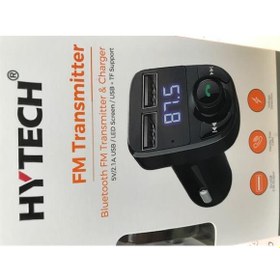 Resim Hytech HY-XCB33 Çift USB 5V 2.1A Led Ekran USB+TF Desteği Siyah Bluetooth Fm Transmitte 