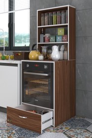 Resim Kenzlife Ankastre Fırın Dolabı Aybirgen Cvz 165*60*56 Mutfak Çekmeceli 