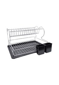 Resim Leva Tabaklık Çift Katlı Paslanmaz Krom Bulaşıklık Lv3483 Çelik 