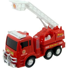 Resim Can Ithalat Fire Truck Sesli ve Işıklı Çarp Dön Oyuncak Itfaiye Aracı 