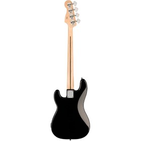 Resim Squier 0373900506 Sonic Precision Bass Gitar (Siyah) | Laurel Klavye Siyah Gövde ve Beyaz Pickguard 