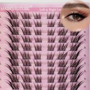 Resim DIY Kirpik Uzatma Küme Seti - Esnek ve Hafif 0.05mm & 0.10mm Kalınlık, CC Bukle, Karışık Uzunluk 6-18mm, Bebek Kedi Gözü Rus DD Doğal Anime Stili, Yeniden Kullanılabilir ve Su Geçirmez Sahte Kirpikler Yeni Başlayanlar İçin 