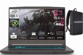 Resim MSI THIN 15 B12UC-1478XTR i5 12450H 24GB 4TBSSD RTX3050 W11P 15.6\ 144Hz & B12UC1478XTRK55 