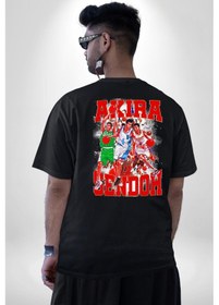 Resim Basketbol Akira Sendoh Anime Slam Dunk Karakter Pamuklu Unisex Oversize Sırt Dijital Baskılı Siyah T-shirt Siyah 