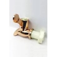 Resim Genpazar Cam Sebil, Damacana, Şerbetlik Musluğu (Gold Renk) 