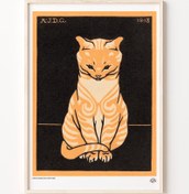 Resim Oturan Kedi I, Poster 