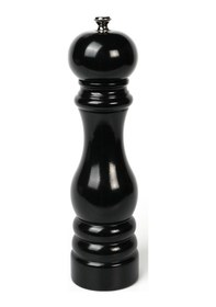 Resim Siyah Ahşap Tuz Ve Karabiber El Değirmeni Öğütücü Grinder 22 Cm Siyah 